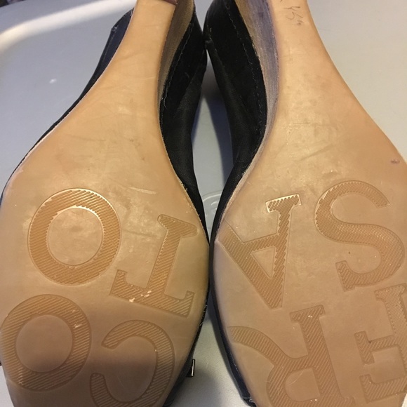 Franco Sarto Gorgeous Peep Tow Wedges 9 - Picture 3 of 5